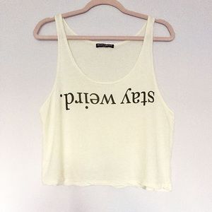 Brandy Melville | Mirella Stay Weird Tank